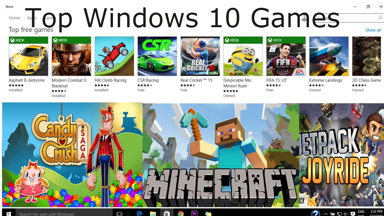 windows 7 games for windows 10 free